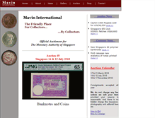 Tablet Screenshot of mavininternational.com